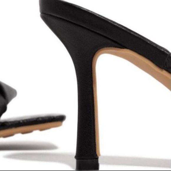 Woven Square Toe MULES - Picture 6 of 7